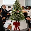 AS60-Plush Christmas Tree Skirt Holiday Decoration With Bowknot Reusable Tree Stand Skirt For Indoor Outdoor