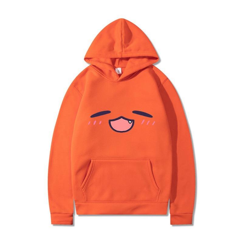 Tako Takodachi Face Hoodies Anime Hololive Hoodies Men's and Women's Sweatshirts