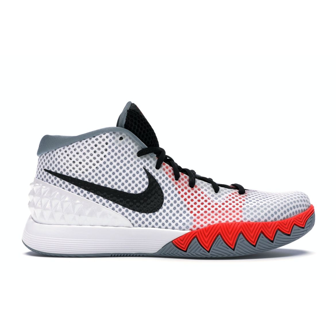 

Nike Kyrie 1 Home Мужские кроссовки Белый Черный-Серый-Инфракрасный 705277-100