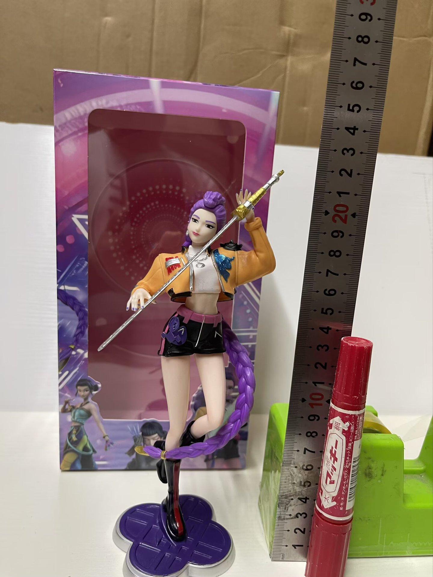 Movie Peripherals K-Pop Witch Hunters, Rumi, Mira, Zoe, Chassis Model Ornaments, Boxed Figures