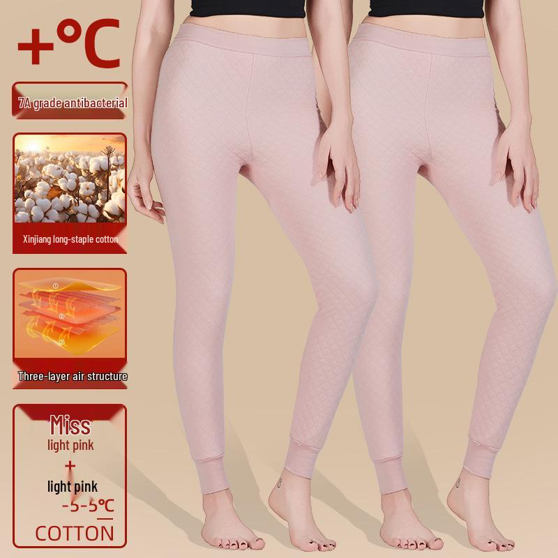 Couple's Winter Warm 100% Cotton Antibacterial Thickened Pants for Autumn and Northeast Winters