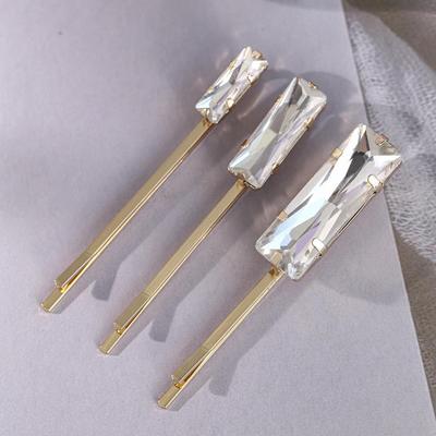 Grenzüberschreitendes Strass-Haarspangen-Set – Einfaches Design für den Alltag, Partys oder den Weg zur Arbeit.