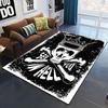 Horror Series Skulls Before Christmas Pattern Area Rug Bedroom Sponge Bedside Mat Entrance Door Carpet Washable