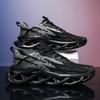 Large size spring new fly-woven light and breathable casual sports shoes twist bottom men's running men's shoes