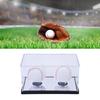 Acrylic Square Baseball Holder Clear Display Box Baseball Display Case Autographed Baseball Clear Display Case