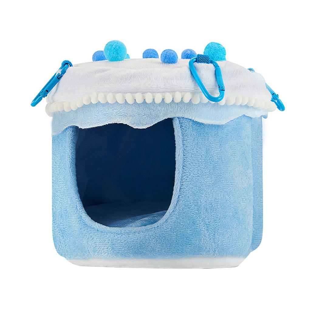 Cake Shape Bird Nest for Parrots Plush Sleeping Bed Nest Birdcage House for Small Birds Hanging Hammock Bird Cage Decors