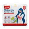 LuvLap Extra Absorbent Maternity Pads, Pack of 1 for Heavy Postpartum Flow, Ultra Soft Comfort for New Moms After Birth