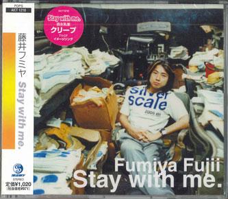 

CD FUMIYA FUJII - Stsy With Me. AICT1218PROMO SEASKY Japan Obi Japanese Pop/Rock Used
