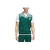 Adidas Originals X Bogey Boys Collaboration SS23 Solid Golf Square Knit Sleeveless V-Neck Vest Men Tops Green IL9295