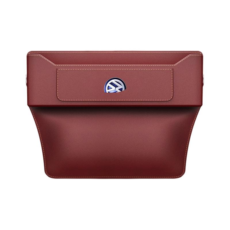 Car Seat Gap Organizer Leather Storage Box Auto Interior Accessories For VW Volkswagen Golf Polo Passat Tiguan Touran Jetta GTI