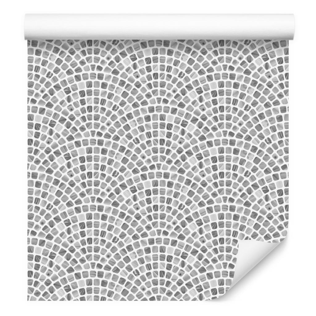 Wallpaper Shades of Gray and Mosaic for Living Room and Bedroom 50x1000