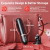 Heated Remote Vibrator 10 G-Spot/Anal Modes 10 Vibrations Suction Cup Dual-Purpose Sex Toy Women Couples
