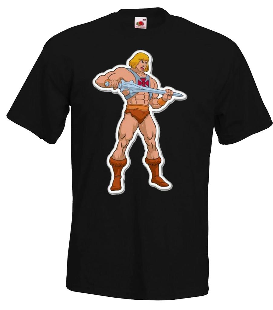 Youth Designz He Man Men's T-Shirt Print Cartoon USA Universe Masters Hero Fun