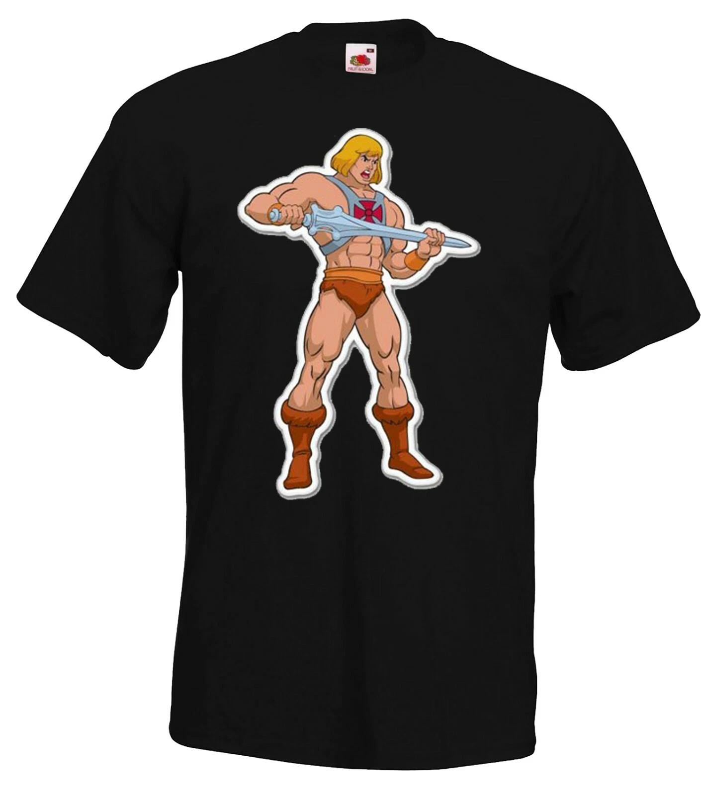 

Youth Designz He Man Men s T-Shirt Print Cartoon USA Universe Masters Hero Fun S