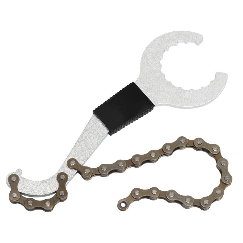 3 în 1 casetă bicicletă roată liberă instrument de îndepărtare a volantului cu lanț bici bicicletă casetă pinioane cheie instrument de reparare MTB