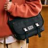 New Champion Fabric Messenger Bag, Shoulder Bag Small Unisex Cypress Green/Black U3CACPU08