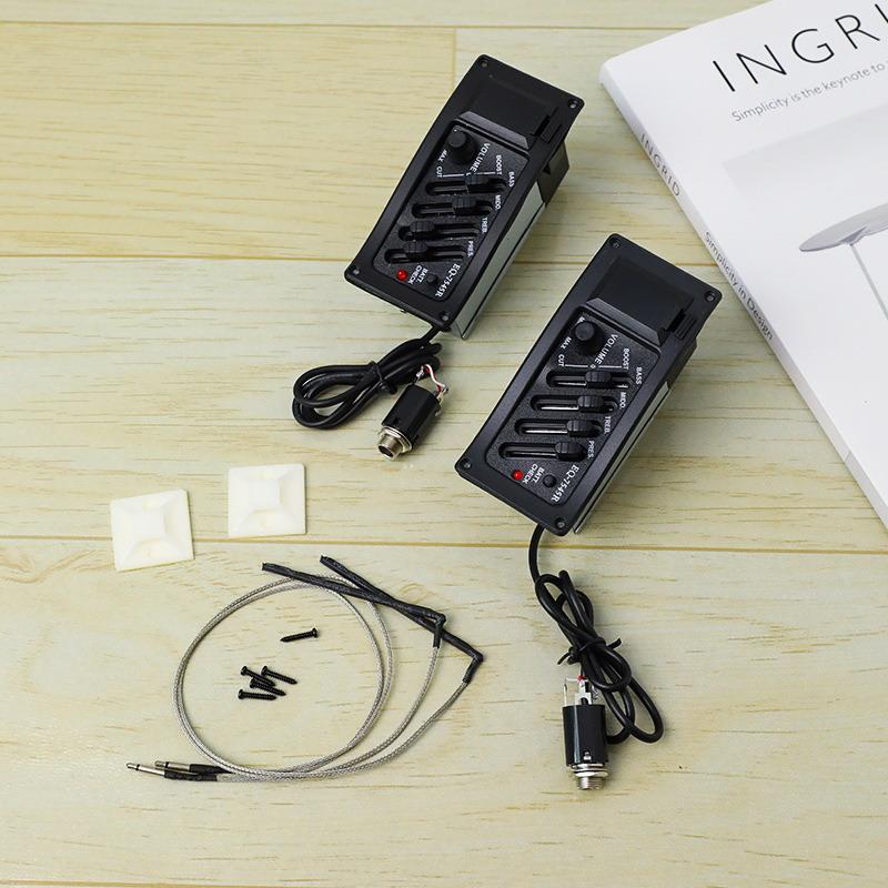 Guitar Pickup Acoustic Guitar Eq Piezo Pickup Acoustic Guitar Pickup Preamp Amplifier Equalizer Tuner For Acoustic Guitars