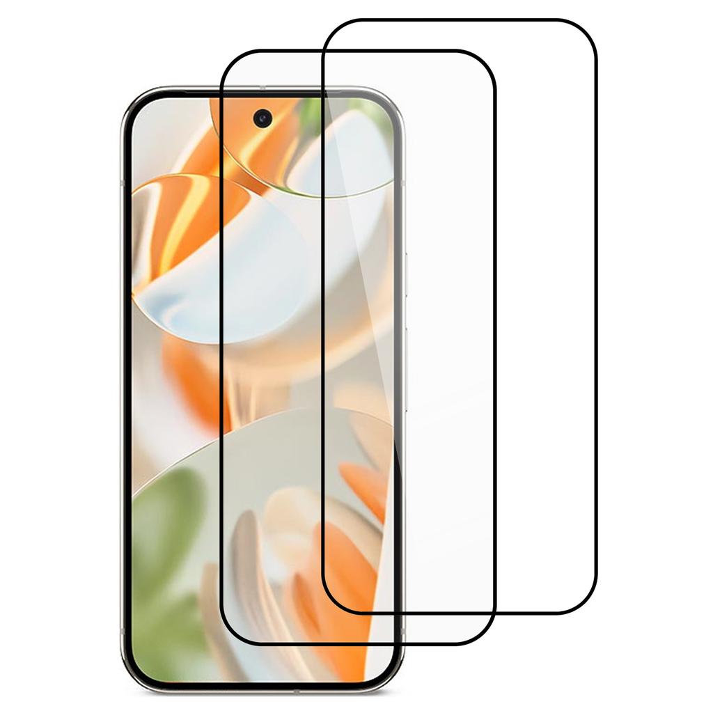 ITIETIE For Google Pixel 9/Pixel 9 Pro 2PCS Tempered Glass 2.5mm High Aluminum Screen Protector Silk Printing Film