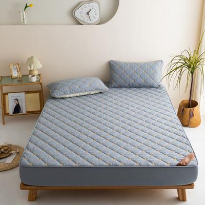 Lenzuolo con angoli in twill di cotone lavato, lenzuolo con angoli tutto compreso, copriletto antipolvere, copriletto