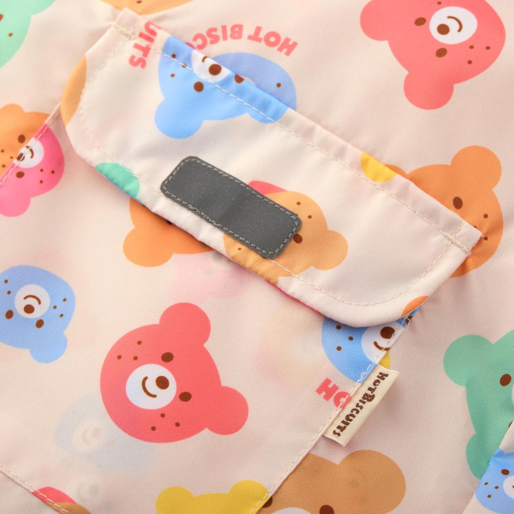 Miki House Hot Biscuits Raincoat, Multicolor, for Boys and Girls, Baby, Kids, Size M (100-110cm), 70-3814-140