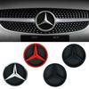 For Mercedes Benz 1X ·3D ABS Car Front Grille Badge Cover Star Logo Grid Hollowed-out Label for Mercedes Benz W204 2006-2012 B/V