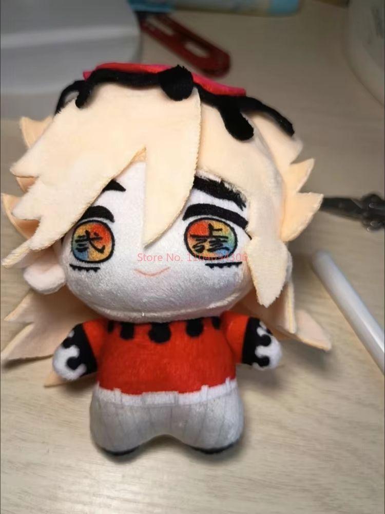 Plush Doll Anime Periphery Douma Mini Pendant Keychain Cartoon Game Anime Cosplay Stuffed Doll Toys Surprise Gifts
