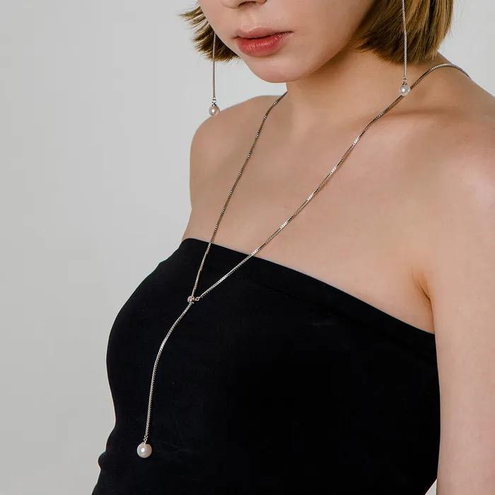 LIL DROP NECKLACE SILVER