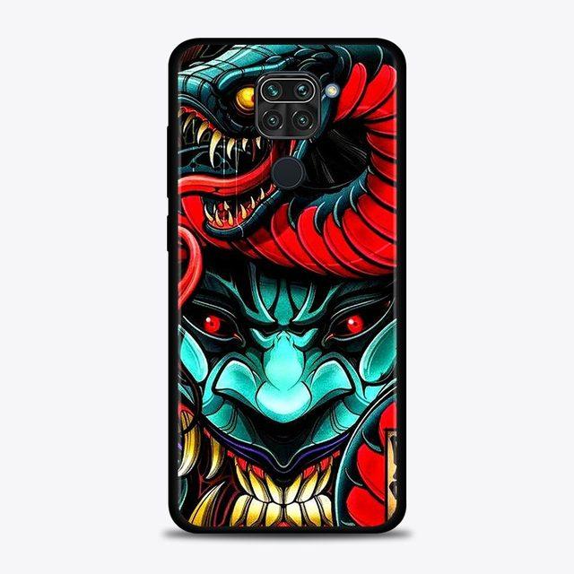 Terror Ghost Head Case For Xiaomi Redmi Note 11 10 9 8 7 Pro Max 9t 8t 9s Cover For Redmi 10 9 8 9c 9a 8a 7a