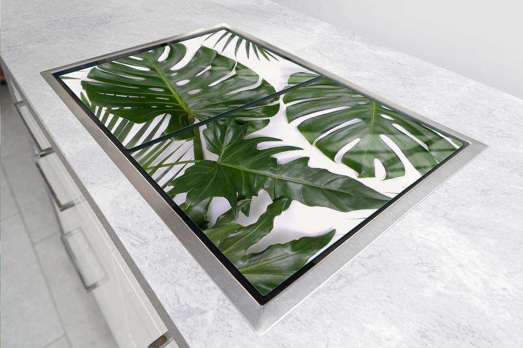 SZKLANA PŁYTA OCHRONNA NA KUCHENKĘ 70x52 MONSTERA