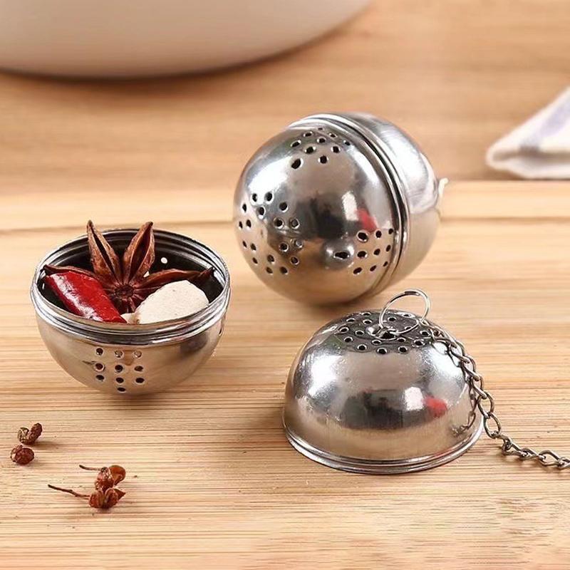 Infuzor de ceai din oțel inoxidabil Difuzor de frunze de ceai Filtru de cafea cu plasă fină Accesorii de bucătărie