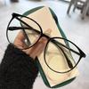 Ultra Light Frosted Large Frame Anti Blue Light Myopia Glasses 1 0 To -4 0 Resin Lenses