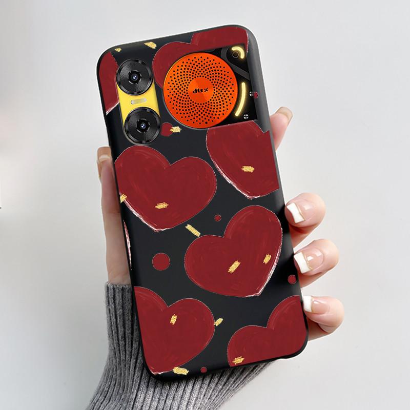 Custodia per Telefono Per ZTE Nubia Music 2 Custodia Z2460 Z2353 Estetica Gatto Carino Astronauta Nera Morbida TPU Silicone Copertura Protettiva Integrale