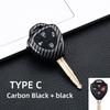 2/3/4Button Carbon Auto Key Fob Cover Case Fit For Toyota Auris Hilux Corolla Fortuner Prado Verso Camry Yaris Vitz Vios Ractis Rav4 208