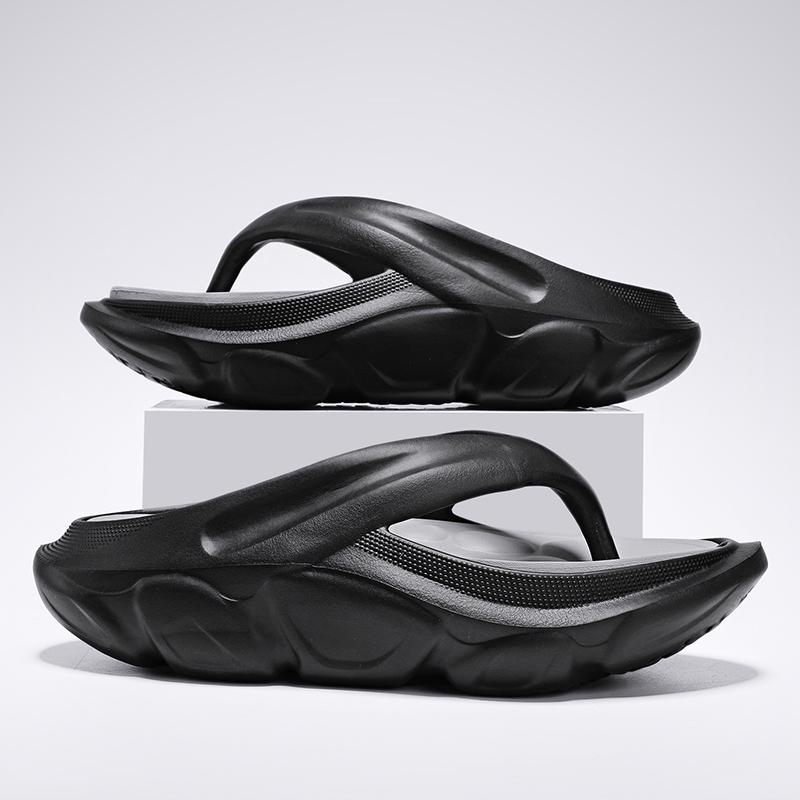 Fashion Men's Outdoor Indoor Thick Bottom Flip Flops Male Students Walking Casual Footwear Water Shoes