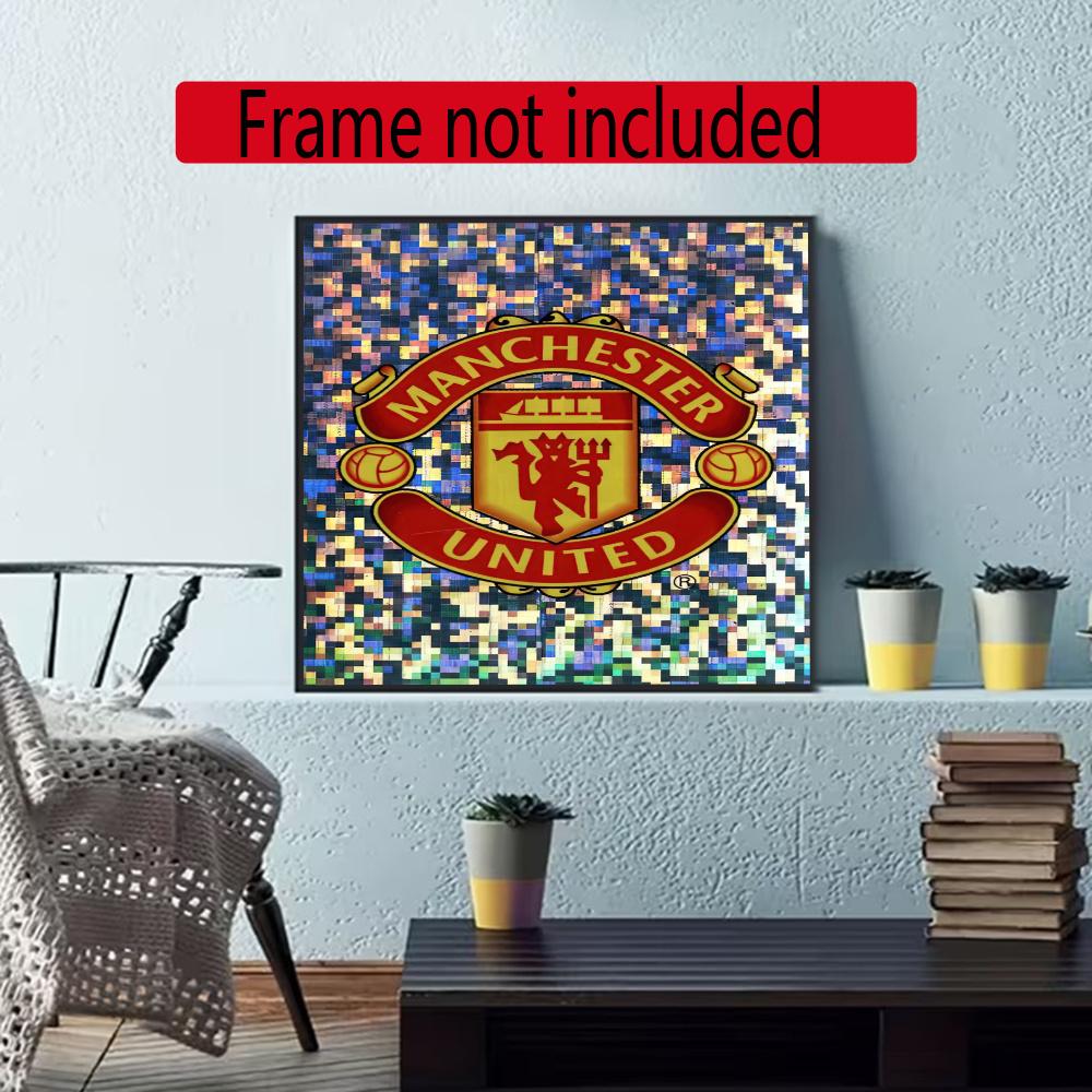 Manchester 5D Round Diamond Painting Kit Diamond Embroidery Painting Rhinestones Mosaic Frameless Handwork Decoration Arts