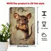 Metal Poster Wall Art Vintage Mouse with Cookie Kitchen Decor