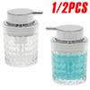 1/2Pcs Soap Dispenser 200ml Hand Foaming Dispenser with Metal Pump Portable Transparent Soap Foam Bottle for Kitchen Bathroom