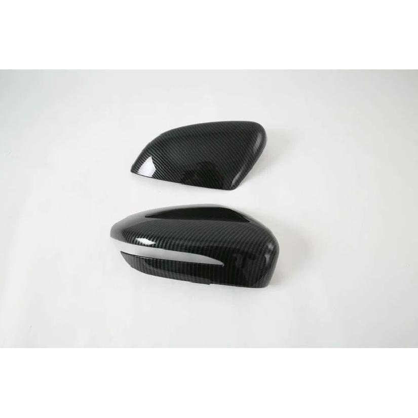 For Hyundai Azera Grandeur (IG) - Carbon Fiber Style Door Side Mirror Cover Trim Rear View Cap Overlay Molding Garnish