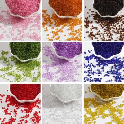 Transparent Colours Czech Glass Beads Crystal Seed Round Hole Beads For DIY Jewelry Making Handmade