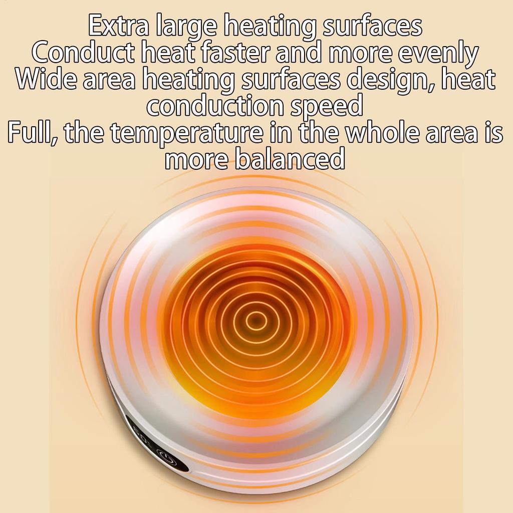 Ceramic Heated Coaster Heated Pet Bowl 4 Temperature Settings Dog Dish Drinking Dispenser Thermal Water Plate For Animals
