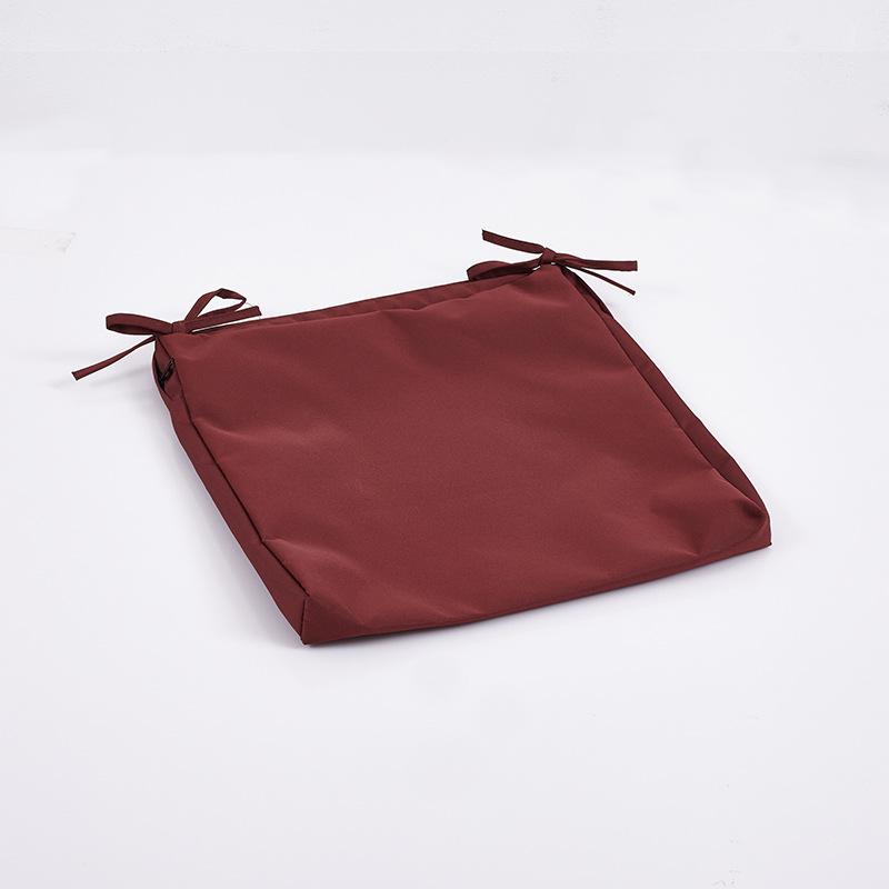 Outdoor Waterproof Cushion Cover, Garden Courtyard Sofa Rattan Chair Seat Pad Replacement, Anti-slip Lace-up Bench Cushion Cover