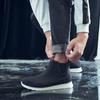 Black Rain Shoes for Men Rubber Shoe Platform Ankle Boots Blue Autumn Winter Slip On Booties Boots for Men Waterproof Work Botas