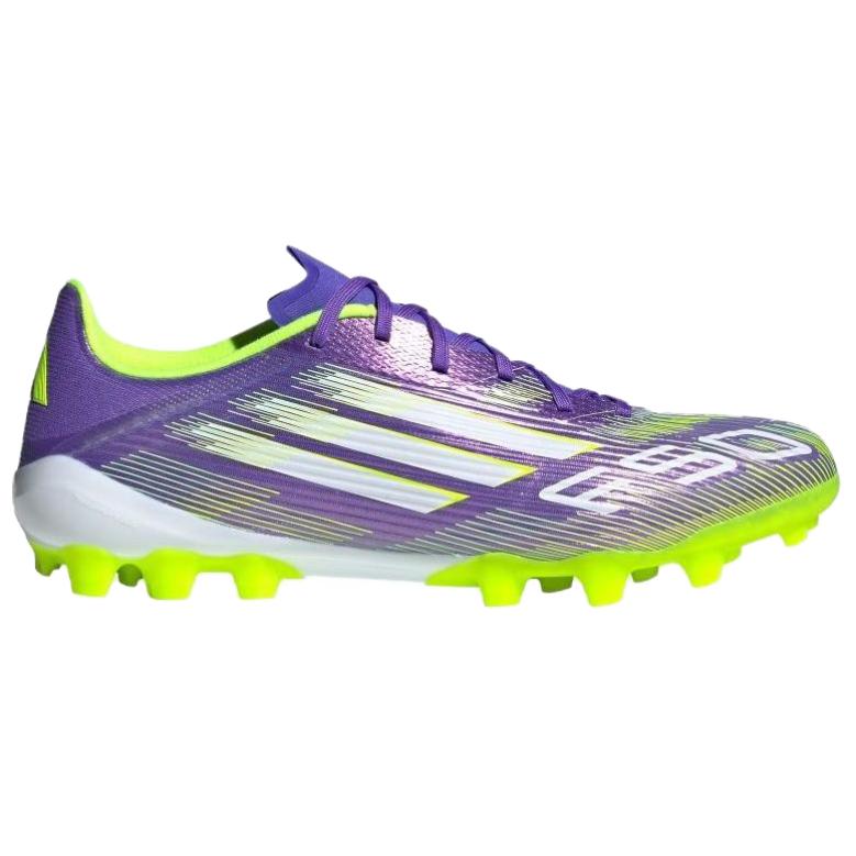 Adidas F50 League Fashionable Comfortable Mesh Durable Soccer Shoes Unisex Soccer Shoes Purple Green White JH7740