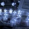 Xiaomi 1PC Christmas Snowflake String Lights LED Battery Operated Waterproof Snowflake Fairy Lights For Bedroom Home Garden Party Decor