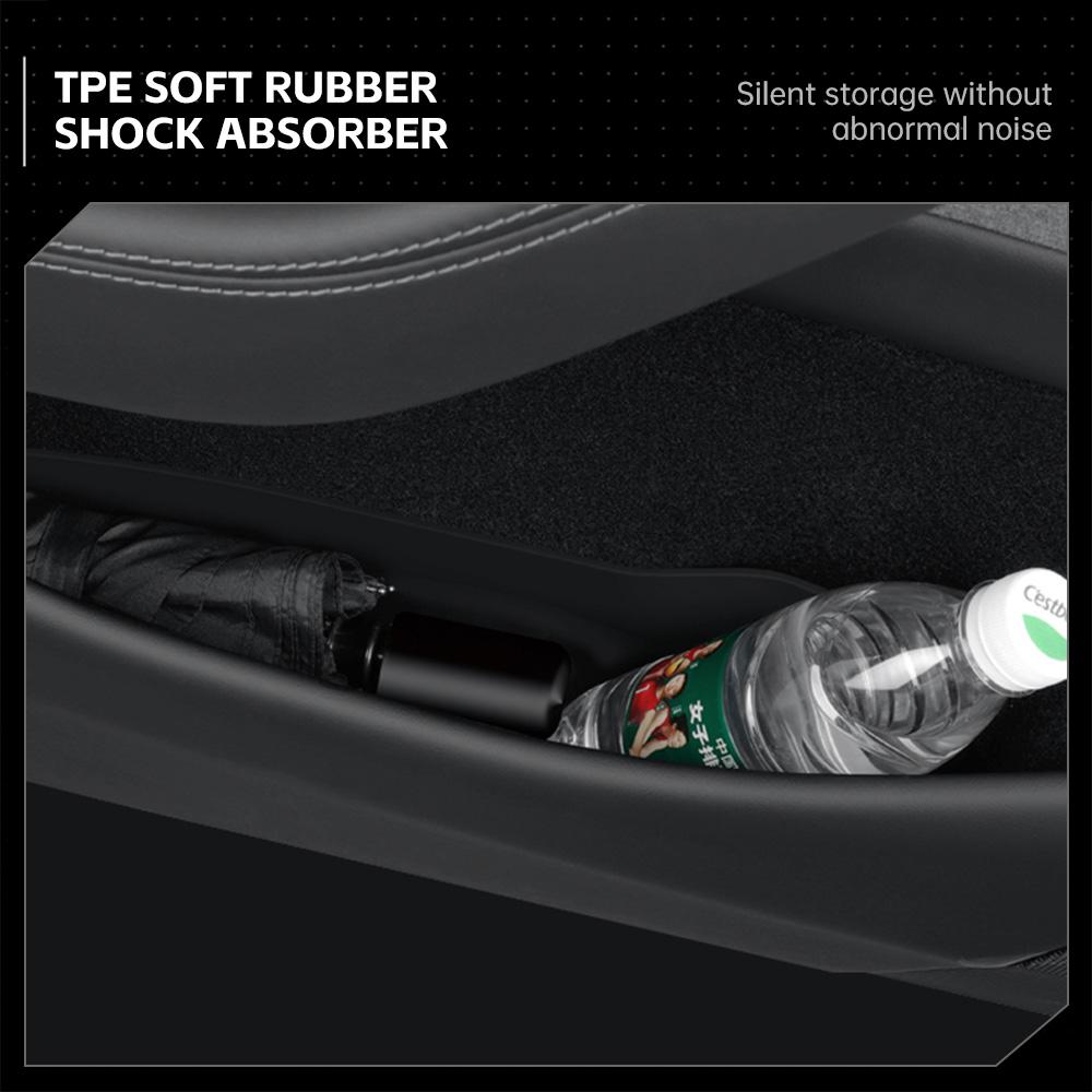 4 Stück Auto-Türseiten-Aufbewahrungsfach für Tesla Model Y Juniper 2025 2026 Interne Aufbewahrungsschale für Tesla Innenraumzubehör