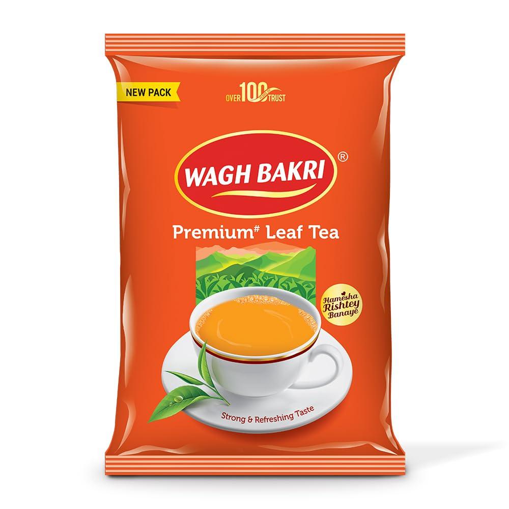 

Wagh Bakri Premium Leaf Tea 500 g Pack For Rich Aroma Strong Taste Classic Assam Black Tea Experience Daily Refreshing Sip