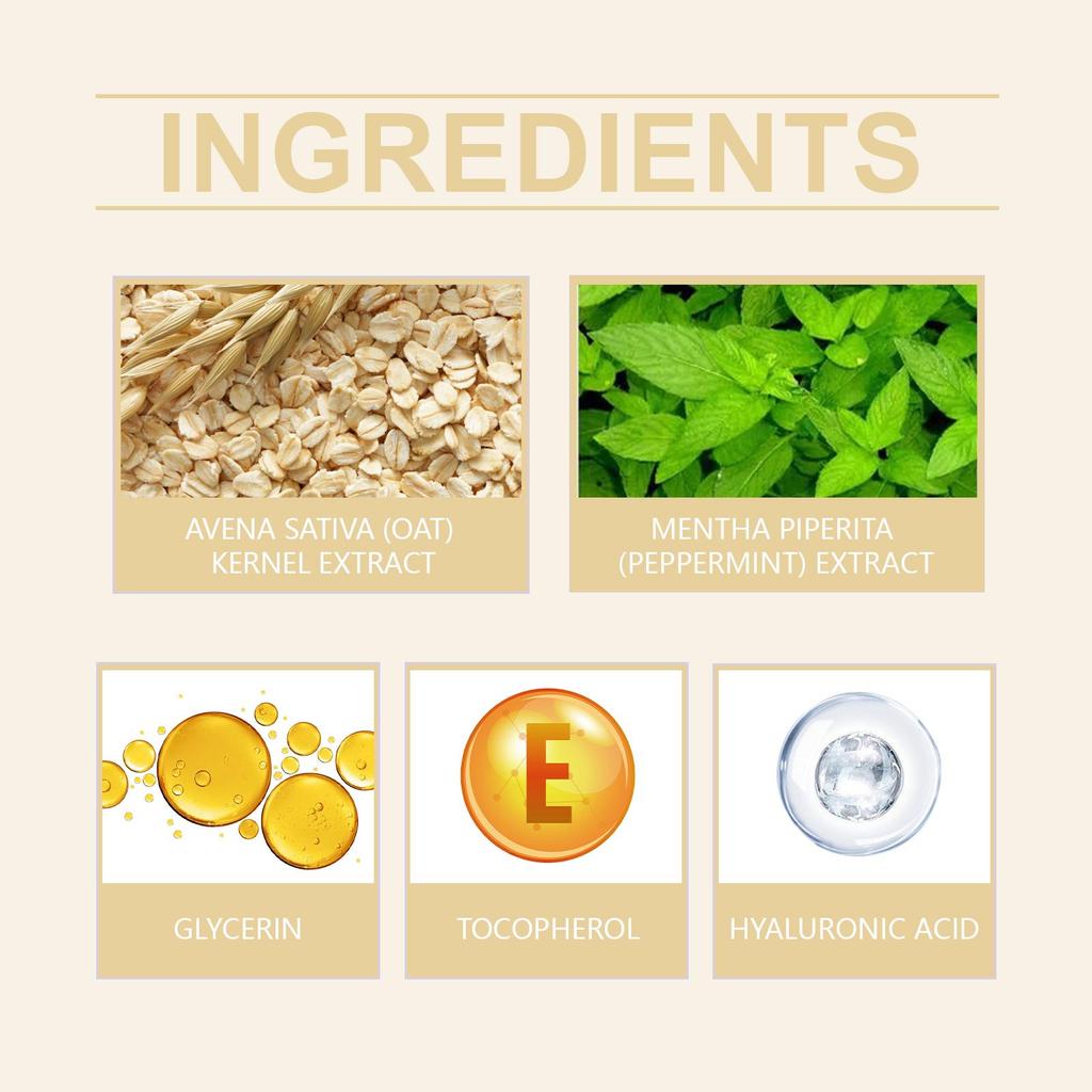 West&Month Oat Moisturizing Cream, Deeply Nourishes Facial Skin, Moisturizing and Hydrating Gentle Care Lotion 50g