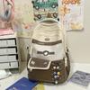 Schoolbag1011 new Korean students schoolbag college wind junior high school students large capacity backpack dopamine color matching backpack