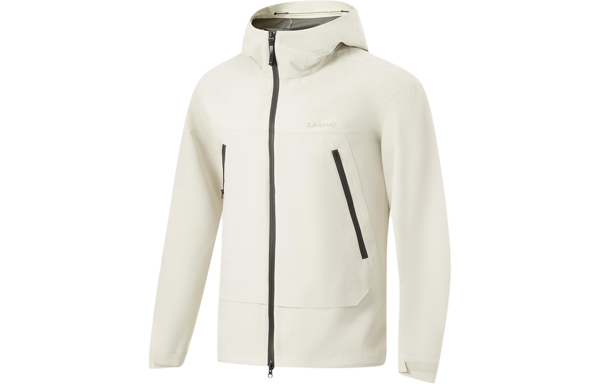 Li Ning Lotus Leaf Jackets & Coats Men s Silver Birch Gray AFDU689-6 3XL