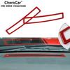 Exterior Front Windshield Air Vent Trim Cover For 2009-2014 Dodge Challenger Red